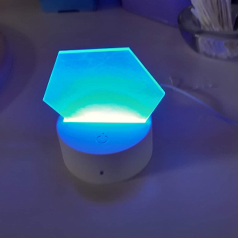 Bộ 20 Thẻ Nhựa Hình Lục Giác Màu Trong Suốt Dùng Để Trang Trí Tiệc Cưới