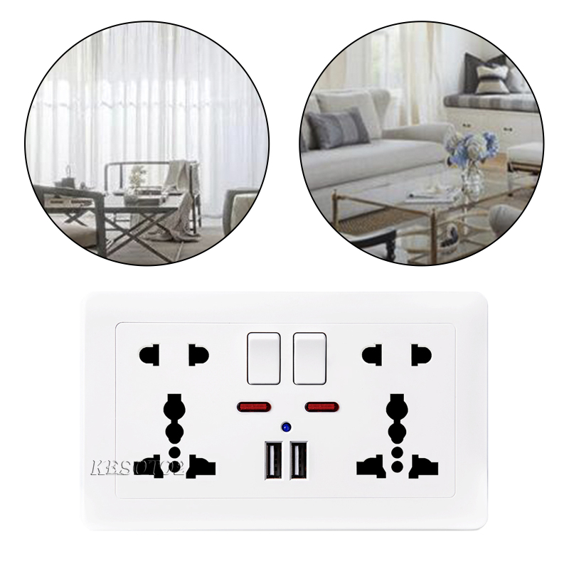 Ổ Cắm Điện Gắn Tường Có 1 Cổng Usb | BigBuy360 - bigbuy360.vn