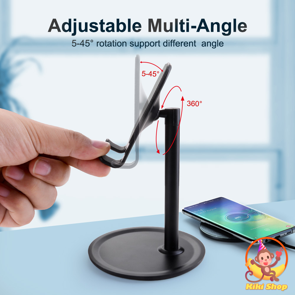 Phone Stand Holder Desktop Stand Mount Removable Metal Support Holder Bracket for IPhone Mobile Phone Desktop IPad Accessories