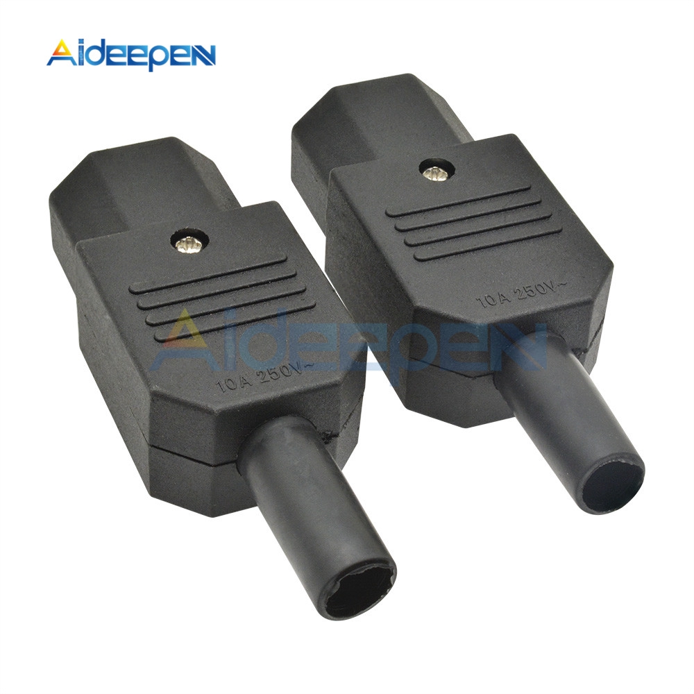 5PCS/Lot AC-013A AC 250V 10A Female Power Adapter 3 Terminals IEC320 C13 AC Power Connector 3 Pins Iron Core | BigBuy360 - bigbuy360.vn