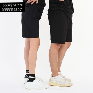QUẦN SHORT KAKI BASIC NAM NỮ LƯNG THUN UNISEX