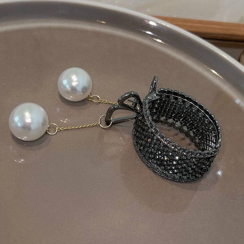 Kẹp Tóc Tua Rua Màu Vàng Đen Thời Trang Cho Nữ