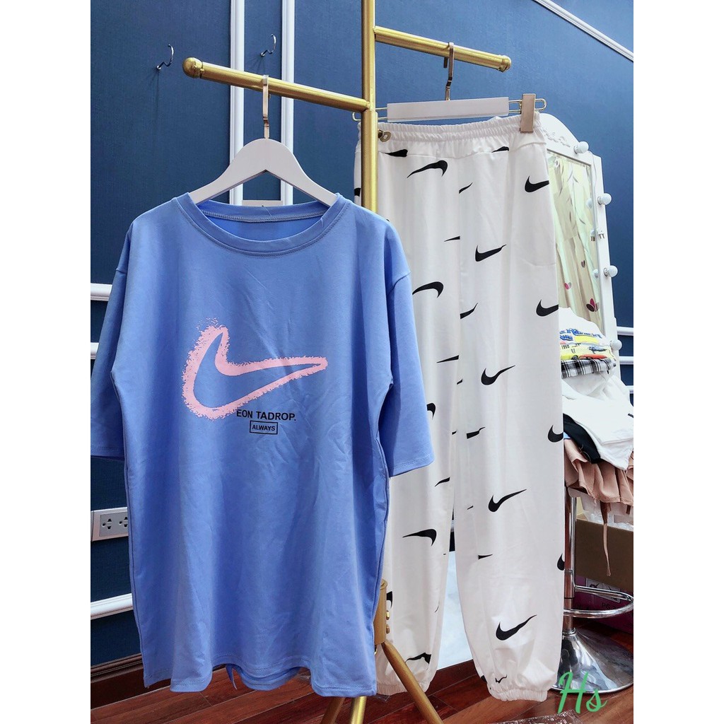 💚 Bộ Nike_ Chất liệu Su Xước_ Quần Jogger Cực Chất_ Có Ảnh Đánh Giá + Video Sản Phẩm