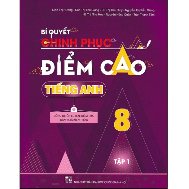Sách - Combo Bí Quyết Chinh Phục Điểm Cao Tiếng Anh 8 (Tập 1+Tập 2)