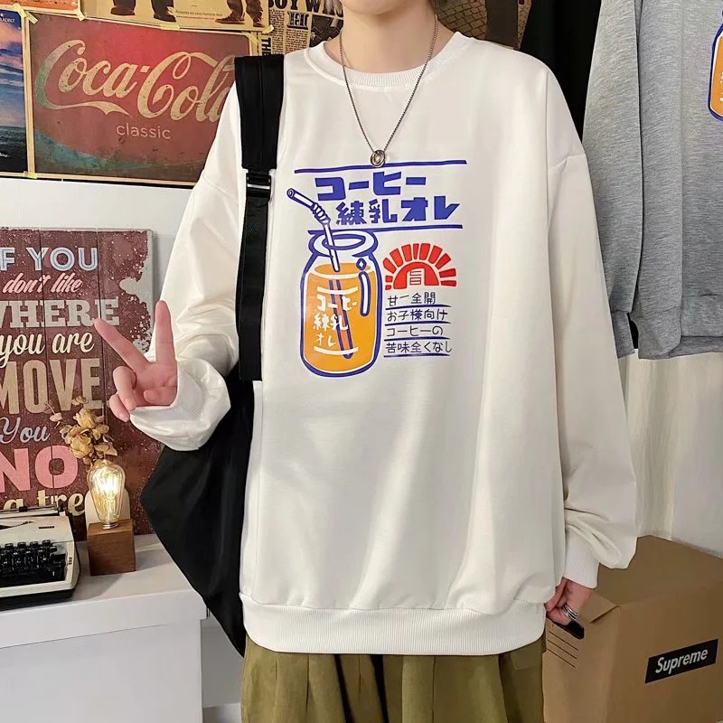 Áo thun tay dài thiết kế đơn giản Size S-5Xl phong cách năng động cho nam nữ