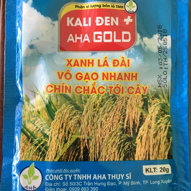 Phân bón lá Kali đen gold - nuôi trái