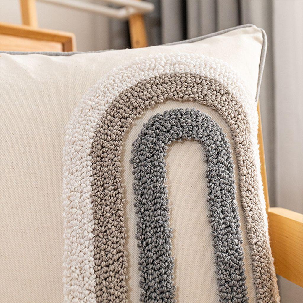 Vỏ Gối Thêu Họa Tiết Phong Cách Boho Đơn Giản Sáng Tạo