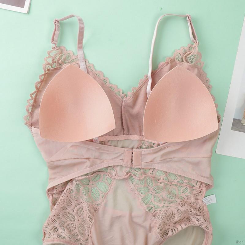 Bộ Đồ Lót Liền Thân Phối Ren Lưới Thoáng Khí Phong Cách Quyến Rũ Dành Cho Nữ | BigBuy360 - bigbuy360.vn