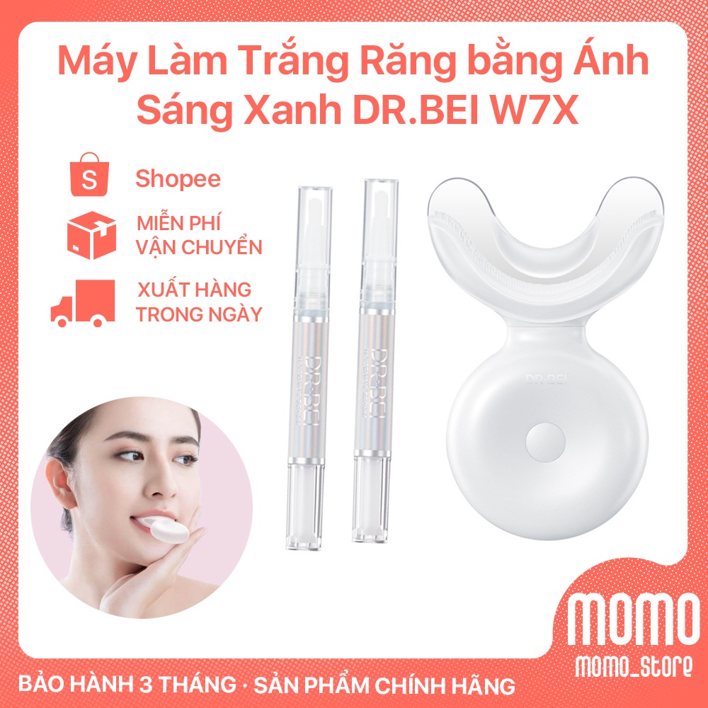 Máy Làm Trắng Răng bằng Ánh Sáng Xanh DR.BEI W7X - Máy ngậm trắng răng Xiaomi