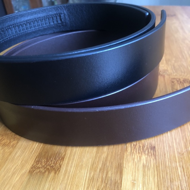 Dây thắt lưng nam da thật không mặt không đầu khóa