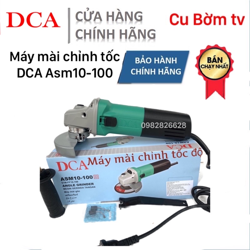Máy Mài DCA Chính Hãng Có Chỉnh Tốc 6 Cấp | ASM 10-100/05-100B/100B