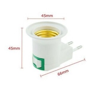 Đuôi đèn Led E27 có công tắc bật / tắt