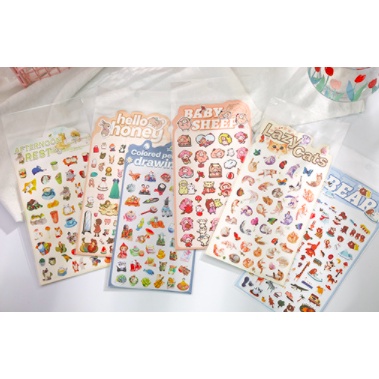 {Khác ~ Có sẵn/ Order} Phụ kiện trang trí: Sticker mini set/ Hình dán