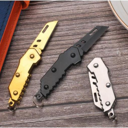 Dao Phượt Mini EDC - Siêu Nhỏ Gọn - Trép móc Khóa - Hàng Có Sẵn Trong Kho