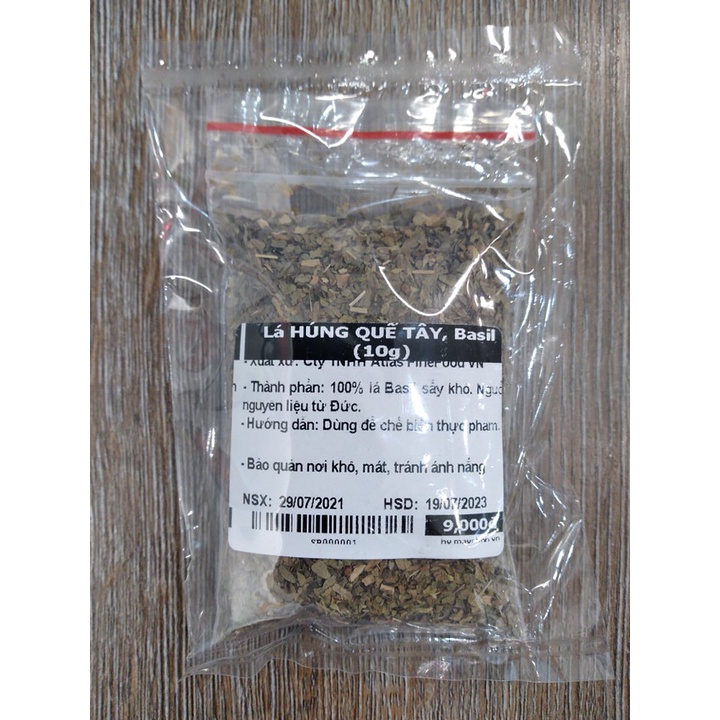 Lá húng quế tây Basil (10g)