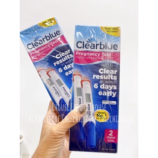 Clearblue Que thử thai điện tử sớm trước 6 ngày- hiển thị chữ/ Pregnancy Test Results In Words 6 Days Early
