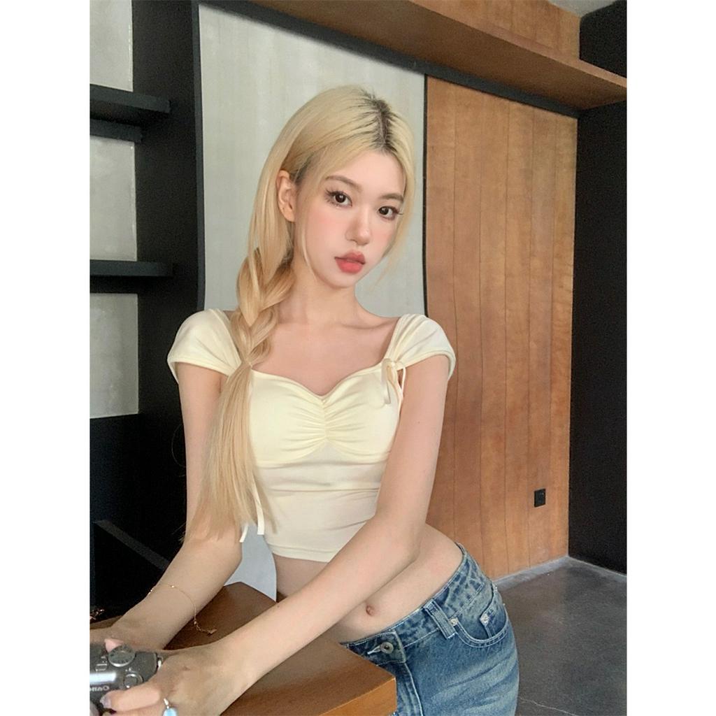 Áo Thun Hai Dây Thiết Kế Quyến Rũ Cho Nữ