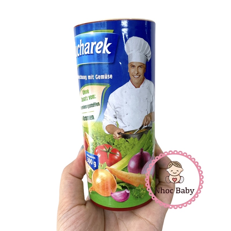 Hạt nêm rau củ Kucharek (Đức) 200g/300g (cho bé 12m+)