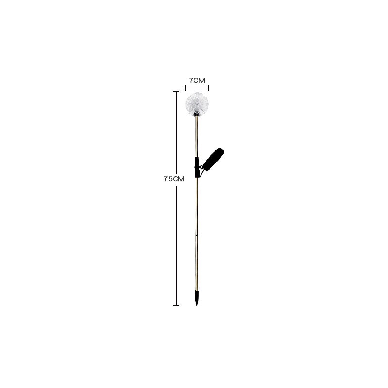 Đèn LED trang trí sân vườn năng lượng mặt trời, hoa huệ, đèn hướng dương 【YXC】