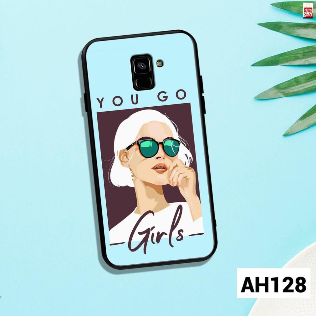 Ốp lưng Samsung Galaxy A6 2018 - A6 Plus - A8 2018 - A8 Plus in hình cô gái dễ thương đẹp