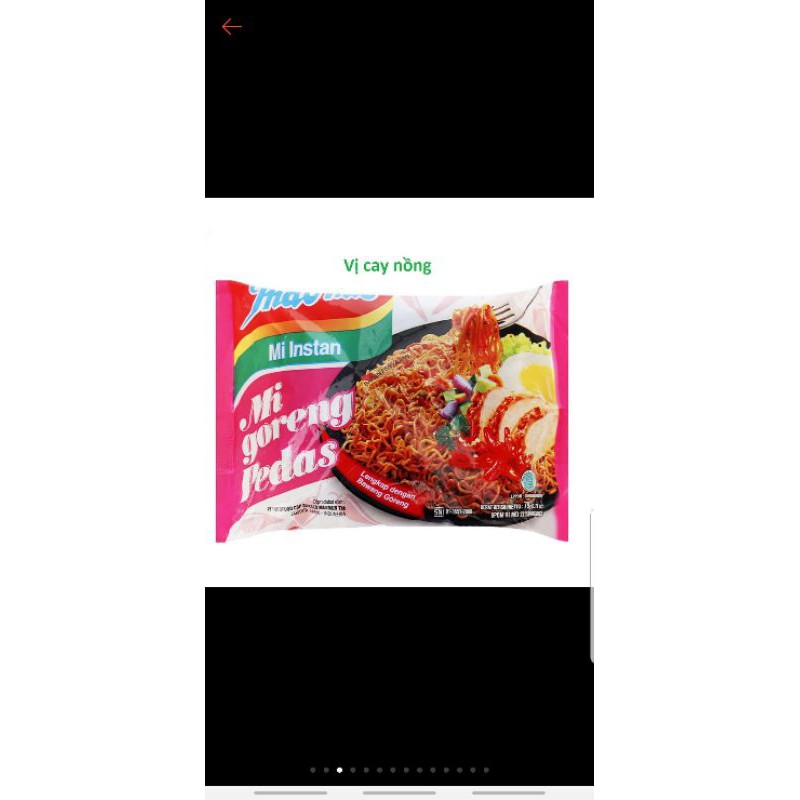 Mì indomie đủ 5 vị của MALAYSIA