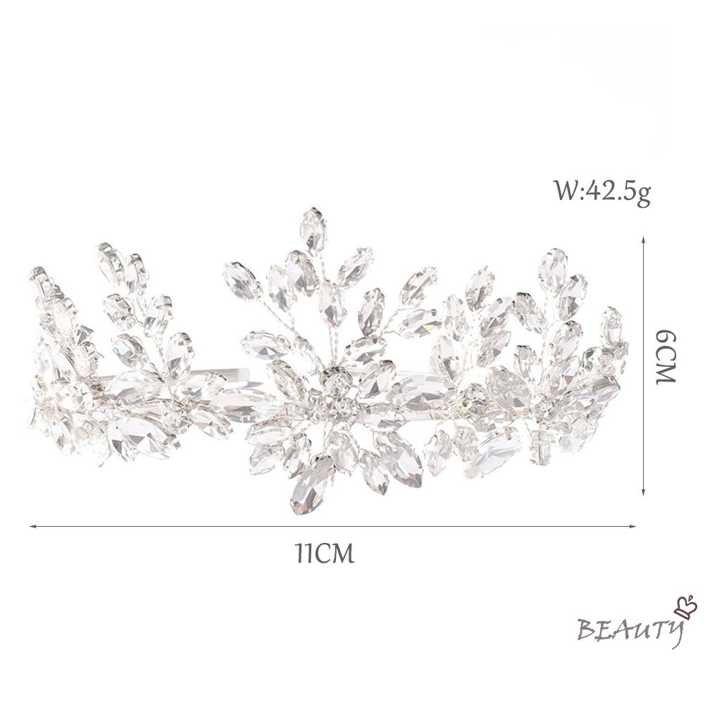 Seven Miss Băng Đô Cài Tóc Đính Đá Lấp Lánh Cho Cô Dâu