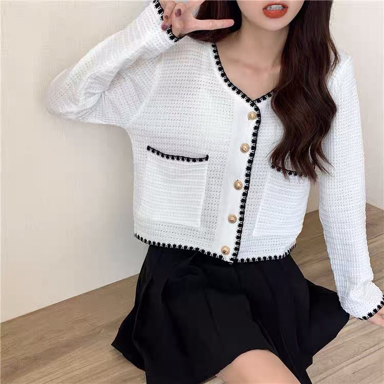 Áo Cardigan len áo Khoác Len Nữ Dệt Kim Tay Dài Ulzzang Chất Motoghi Hàng Quảng Châu Cao Cấp Xiaozhainv vn T2A8 | BigBuy360 - bigbuy360.vn