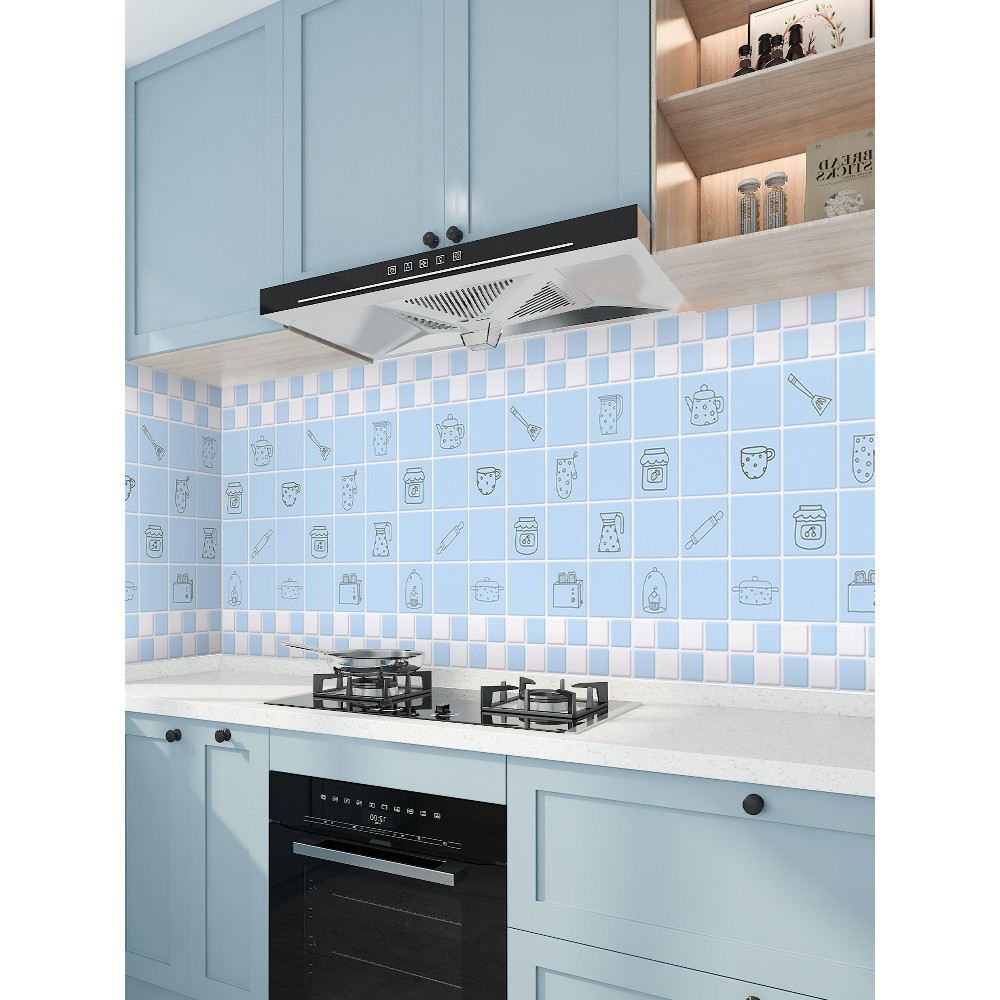 Giấy Cuộn Dán Bếp Hoa Văn Kích Thước 3 X 0.6m – Dumi Shop