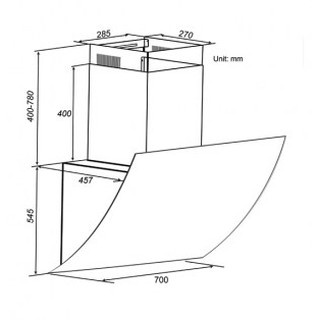 Máy hút mùi Spelier SP-680W