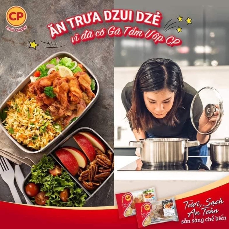 GÀ NUGGET VÒNG CP bịch 300gr+ 1kg