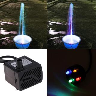 Máy Bơm Chìm Ac 220v 3w Có Đèn LED Cho Bể Cá