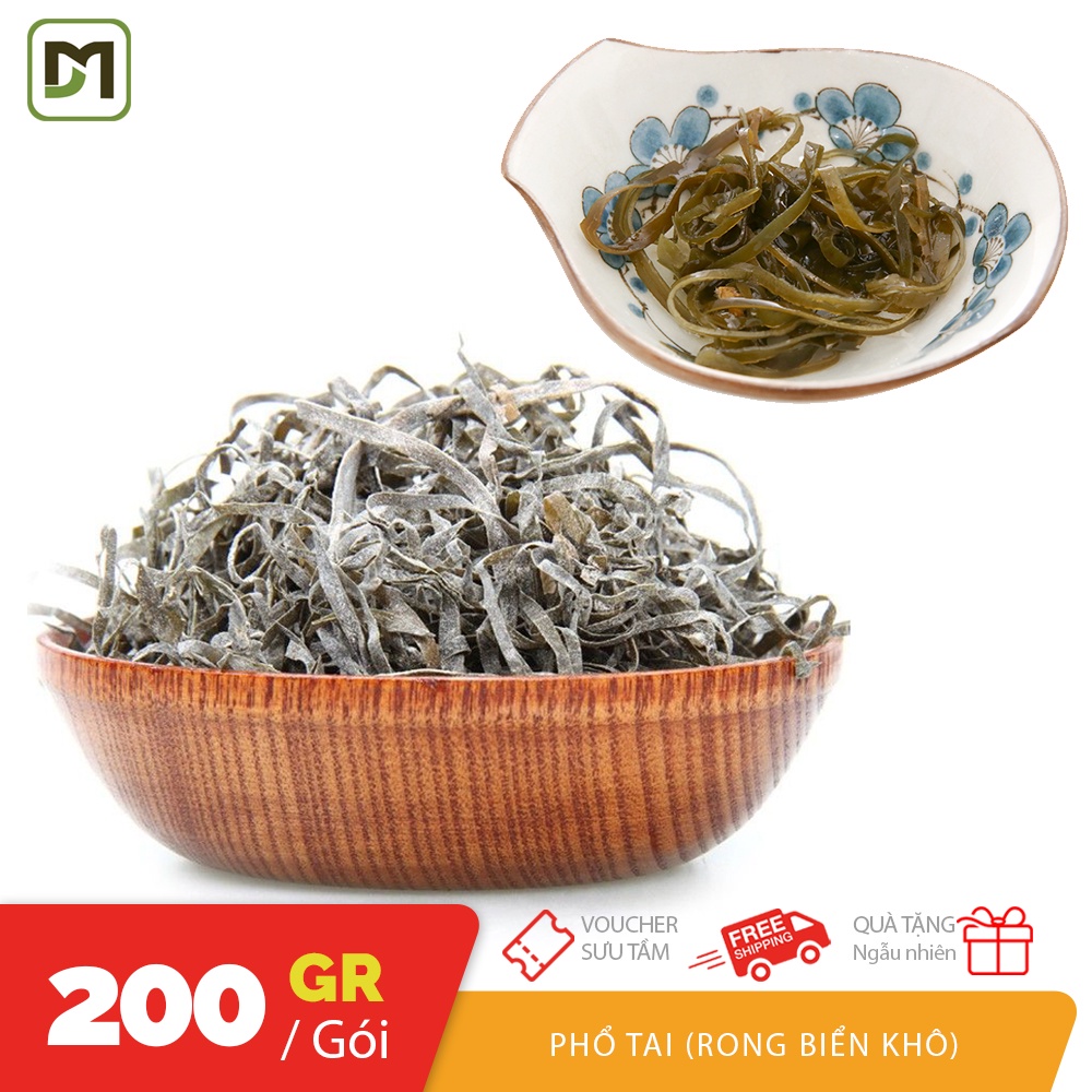 Túi 500gr phổ tai cắt sợi nguyên liệu nấu chè