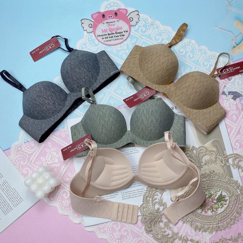 Áo ngực, áo lót su non muối tiêu đệm bàn tay nâng ngực tạo khe tự nhiên- hàng cao cấp