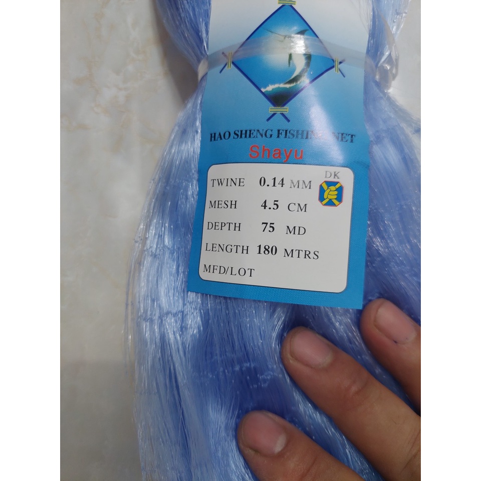 Ruột lưới đánh cá nguyên liệu - lưới đánh cá chất lượng tốt cước 0.14mm