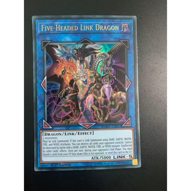 Bài yugioh: five- headed link dragon