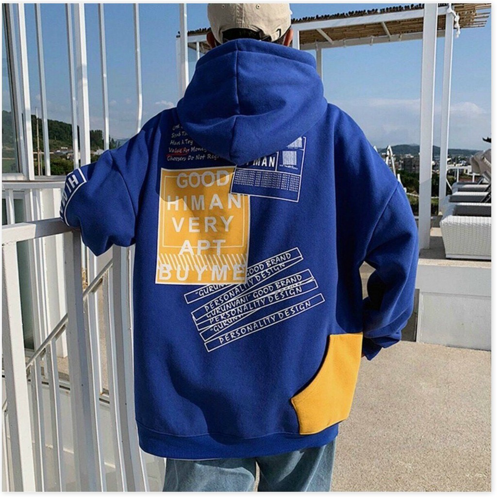 ÁO HOODIES NAM FROM RỘNG CÁ TÍNH HỌA TIẾT CỰC NGẦU LANA FASHION
