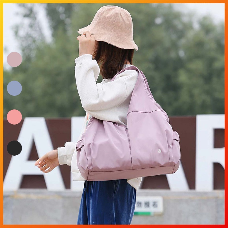 Lululemon Túi Đựng Đồ Tập Yoga / Thể Hình / Du Lịch Màu Trơn Chống Thấm Nước Sức Chứa Lớn 9b91