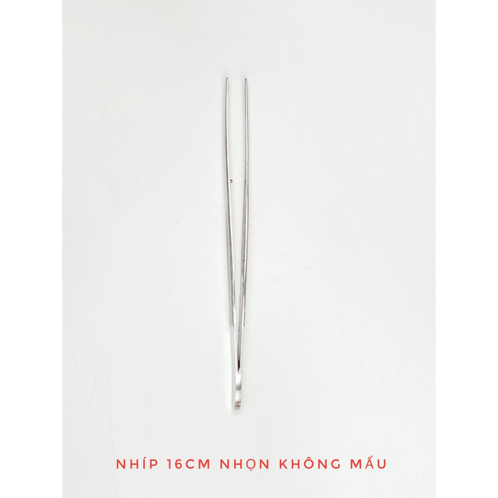Nhíp nhọn 12.5cm 16cm không mấu