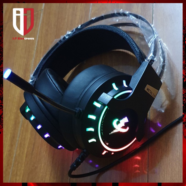 Tai Nghe Gaming Chụp Tai Headphone Có Dây SIMETECH METAL - Tai Nghe Nhạc Có Mic Máy Vi Tính Laptop Pc | BigBuy360 - bigbuy360.vn