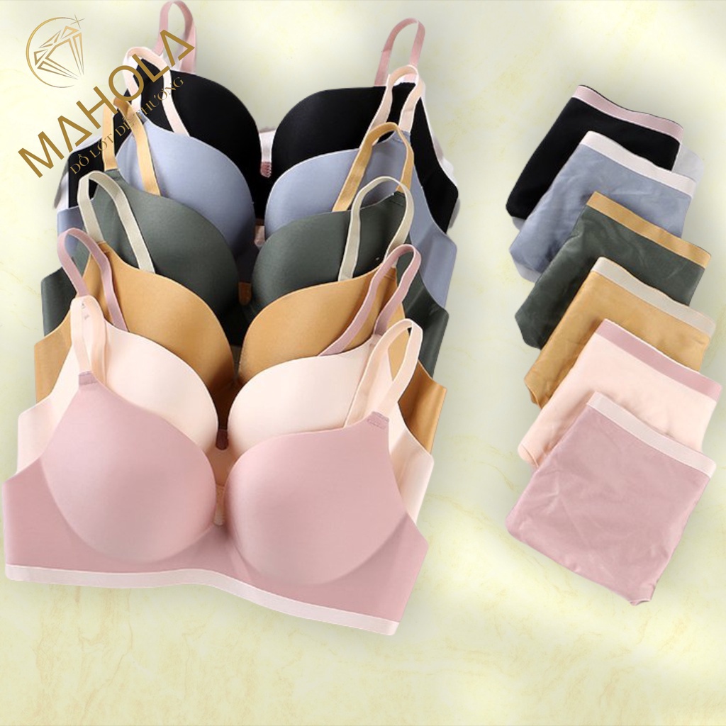Áo lót su không gọng nâng ngực đệm dày mềm mịn Push up AS172