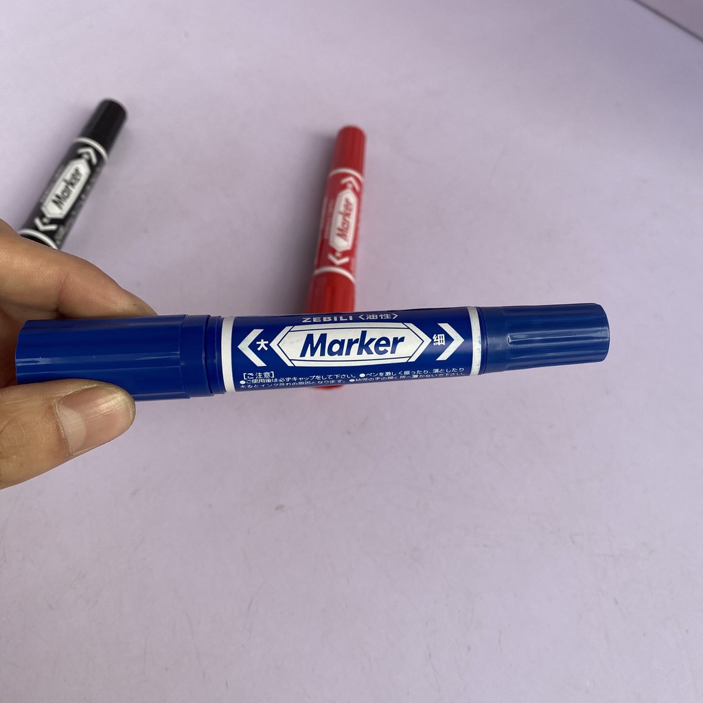 Bút lông dầu Marker 3 màu bút lông có thể đổ thêm khi hết mực - HT-GIANG HIỀN