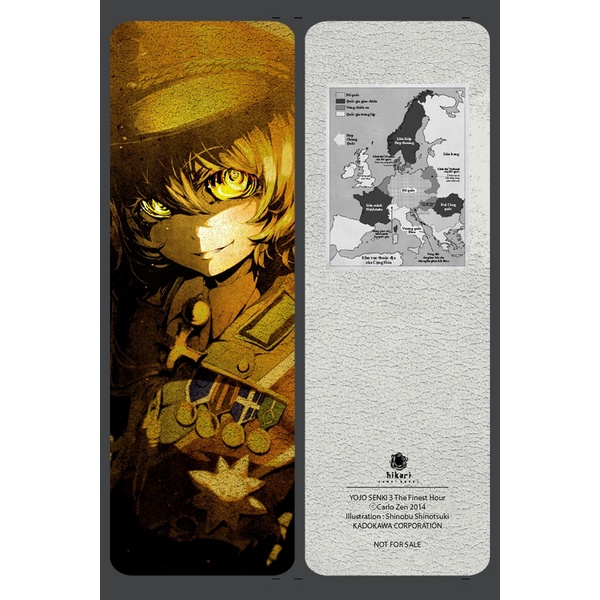 Sách Tanya Chiến Ký 3: The Finest Hour - Bản Đặc Biệt - Tặng Kèm Bookmark + 2 Postcard Metalize + Lót Ly