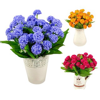 Bó 9 hoa tú cầu giả để trang trí