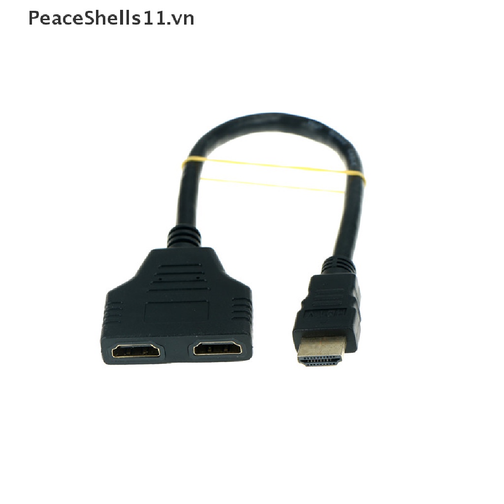Dây Cáp Chuyển Đổi 1080P 2 Cổng HDMI 1 Trong 2Out Đực Sang Cái