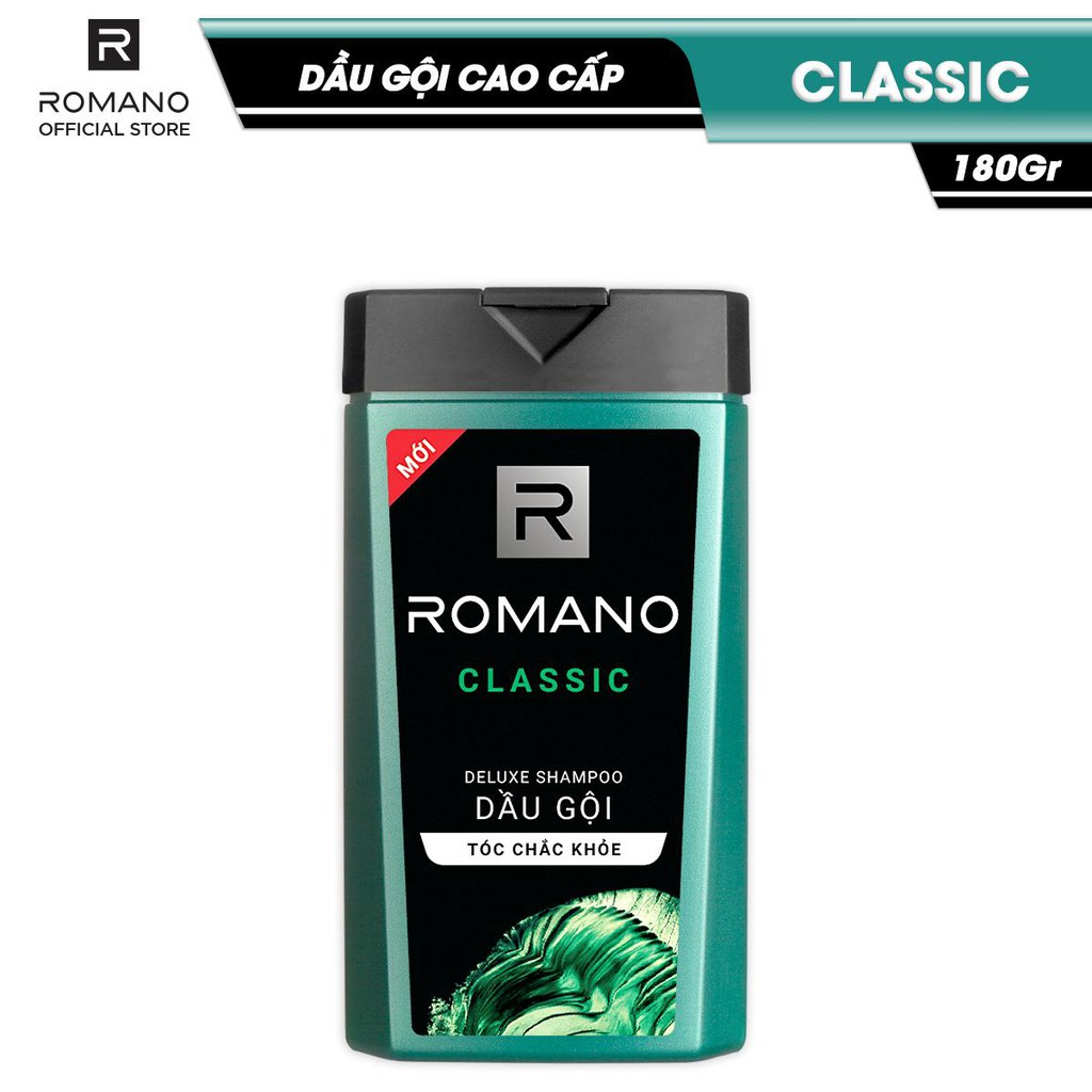 Dầu Gội Cao Cấp Cho Nam Romano Classic 180g