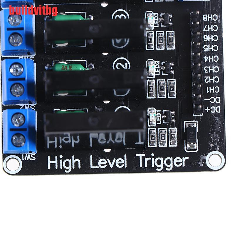 {buildvitbg}5V 1/2/4/8 Channel SSR G3MB-202P low/high level Solid Relay Module For Arduino GVQ