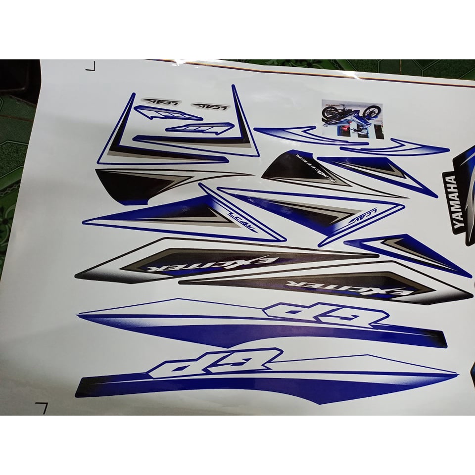 Tem rời ex 2010 xanh đen gp
