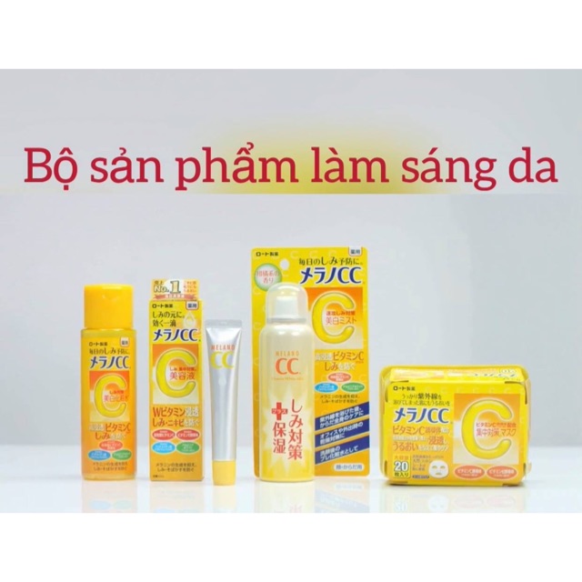 🍓 Bộ sản phẩm của CC Melano 🍓