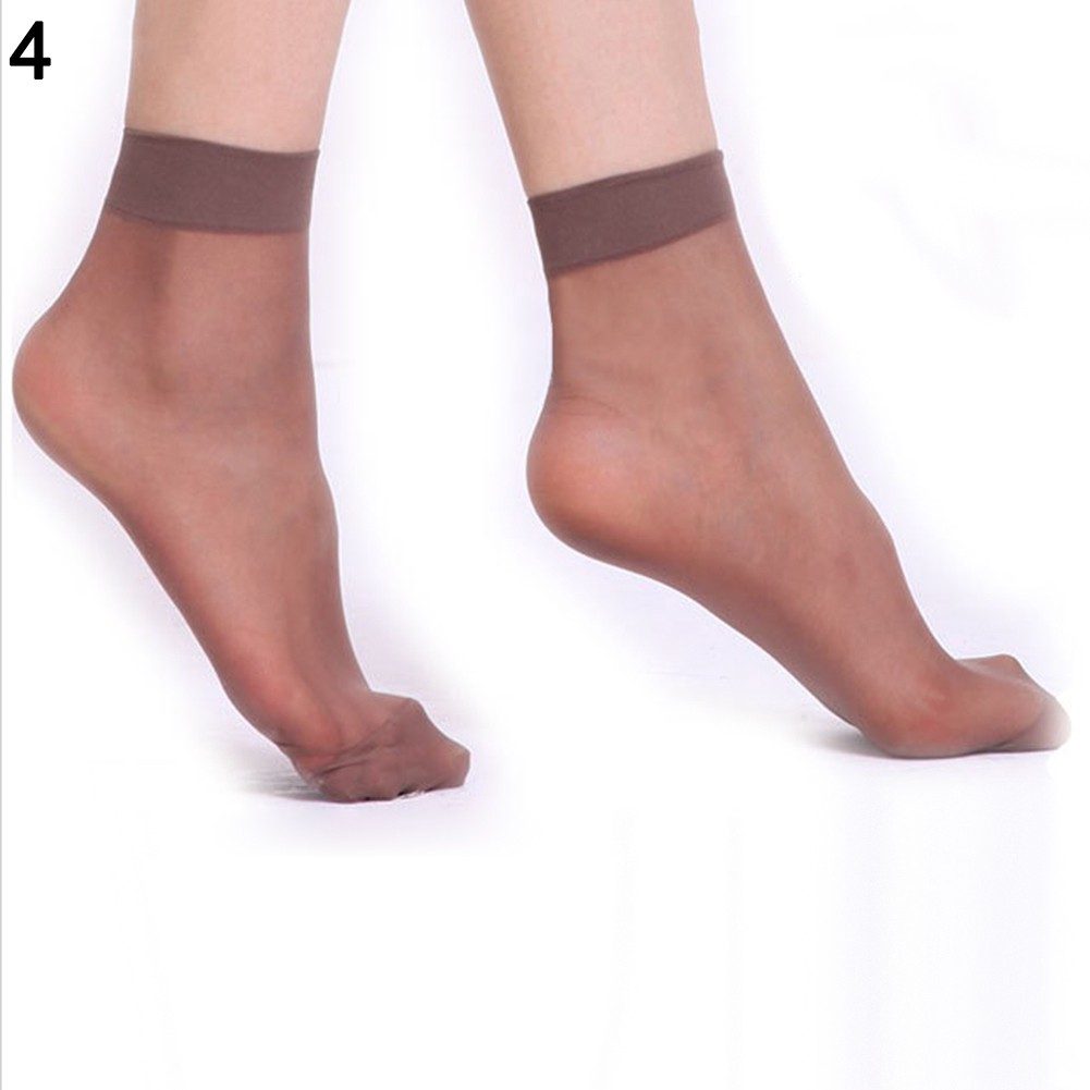 10 Đôi Tất Chân Mỏng Trong Suốt Thoáng Khí Gợi Cảm Z24