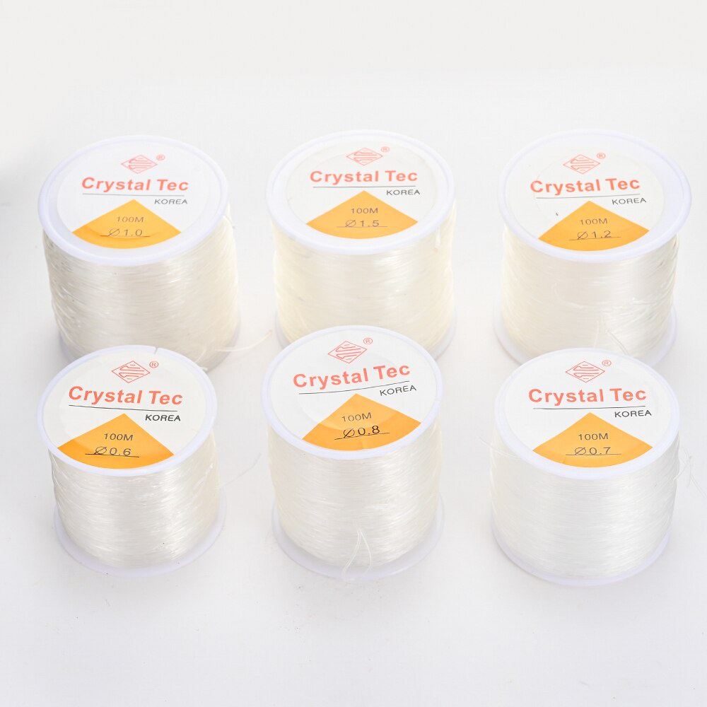Cuộn Dây Co Giãn Trong Suốt 100m Dùng Làm Trang Sức diy